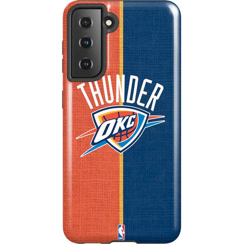 NBA OKC Thunder Split Galaxy S21 5G Pro Case