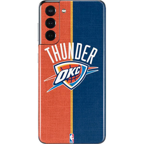 NBA OKC Thunder Split Galaxy S21 5G Skin
