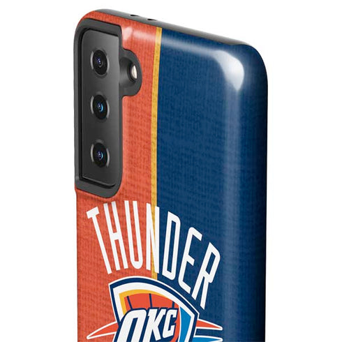 NBA OKC Thunder Split Galaxy S21 FE Pro Case