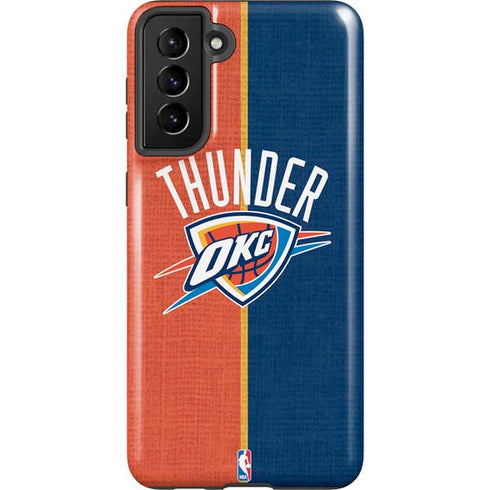 NBA OKC Thunder Split Galaxy S21 Plus 5G Pro Case