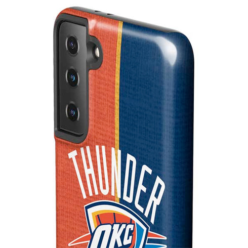 NBA OKC Thunder Split Galaxy S21 Plus 5G Pro Case