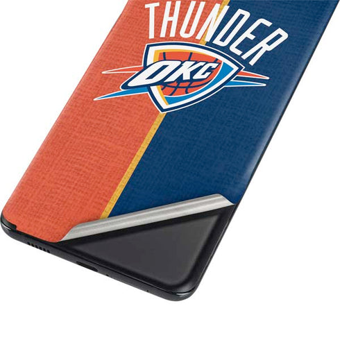 NBA OKC Thunder Split Galaxy S21 Plus 5G Skin