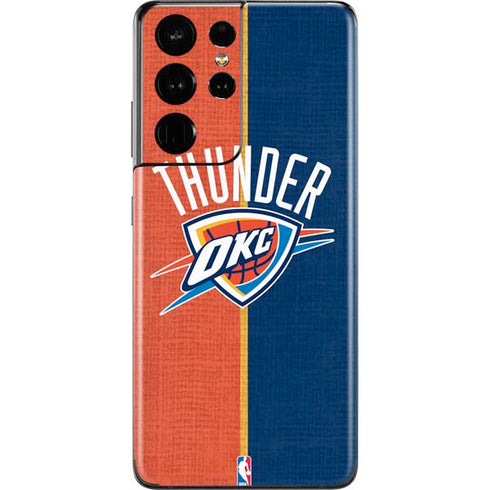 NBA OKC Thunder Split Galaxy S21 Ultra 5G Skin