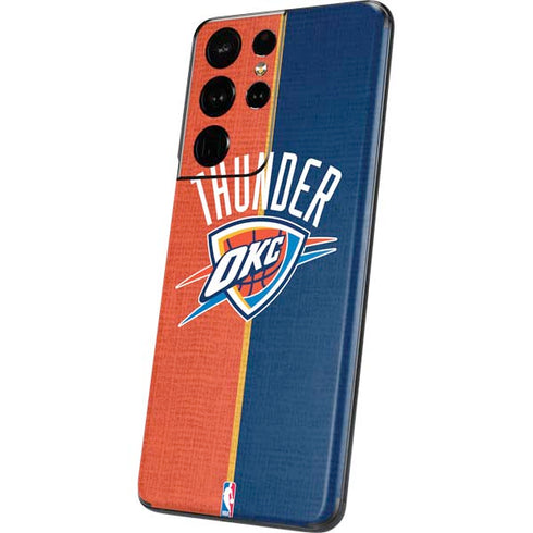 NBA OKC Thunder Split Galaxy S21 Ultra 5G Skin