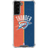NBA OKC Thunder Split Galaxy S22 Plus Clear Case