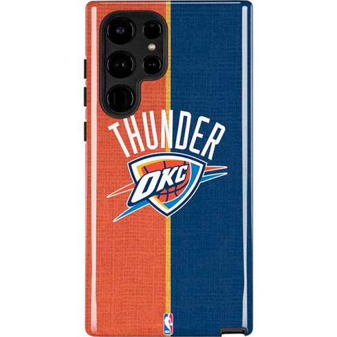NBA OKC Thunder Split Galaxy S22 Ultra Pro Case