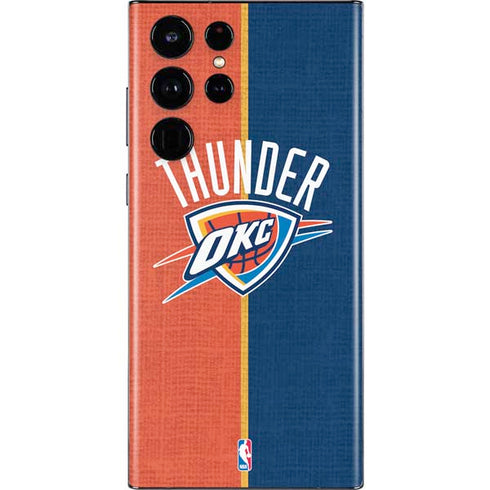 NBA OKC Thunder Split Galaxy S22 Ultra Skin