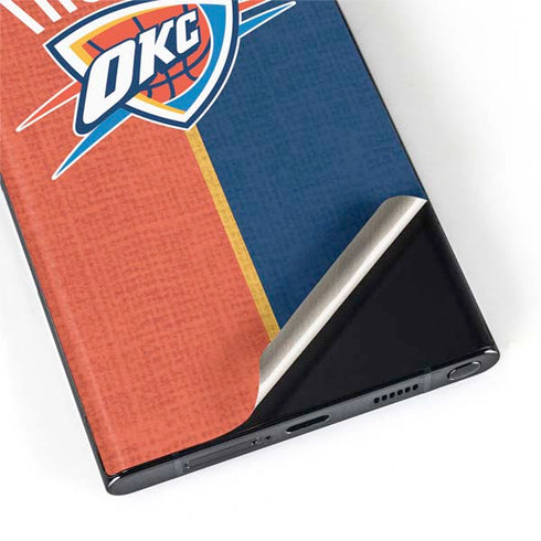 NBA OKC Thunder Split Galaxy S22 Ultra Skin