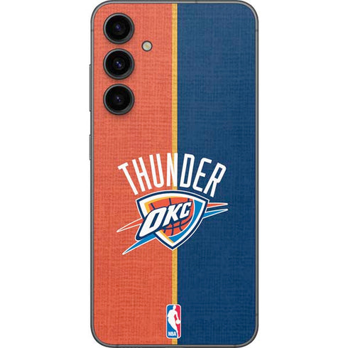 NBA OKC Thunder Split Galaxy S23 FE Skin
