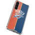 NBA OKC Thunder Split Galaxy S23 Plus Clear Case