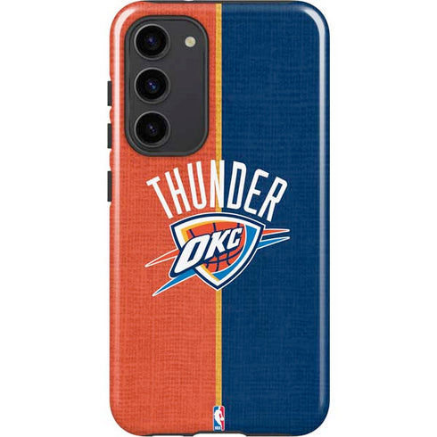 NBA OKC Thunder Split Galaxy S23 Plus Pro Case