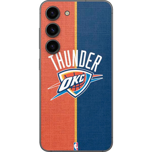NBA OKC Thunder Split Galaxy S23 Skin