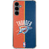 NBA OKC Thunder Split Galaxy S24 Plus Clear Case
