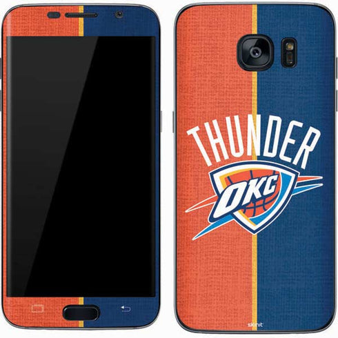 NBA OKC Thunder Split Galaxy S7 Skin