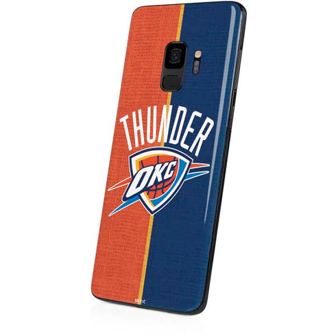 NBA OKC Thunder Split Galaxy S9 Skin