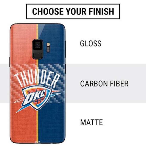 NBA OKC Thunder Split Galaxy S9 Skin