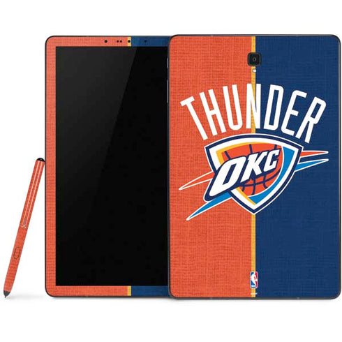 NBA OKC Thunder Split Samsung Galaxy Tab Skin