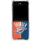 NBA OKC Thunder Split Galaxy Z Flip5 5G Clear Case