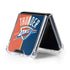 NBA OKC Thunder Split Galaxy Z Flip5 5G Clear Case