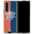 NBA OKC Thunder Split Galaxy Z Fold4 5G Clear Case