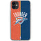 NBA OKC Thunder Split iPhone 11 Clear Case