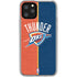 NBA OKC Thunder Split iPhone 11 Pro Clear Case