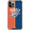NBA OKC Thunder Split iPhone 11 Pro Max Clear Case