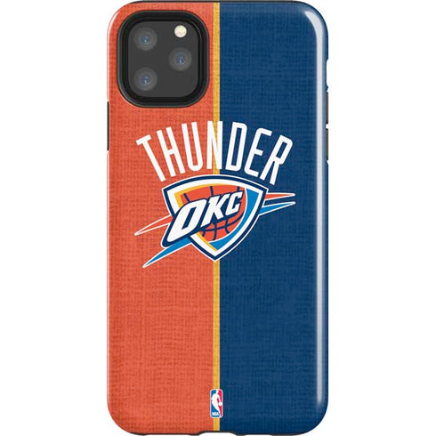 NBA OKC Thunder Split iPhone 11 Pro Max Impact Case