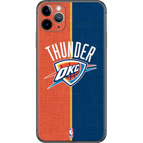NBA OKC Thunder Split iPhone 11 Pro Max Skin
