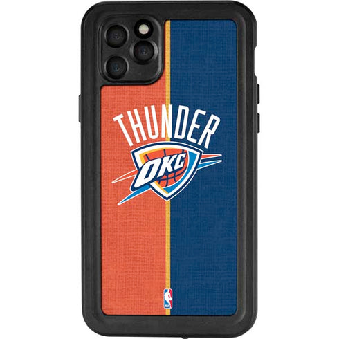 NBA OKC Thunder Split iPhone 11 Pro Max Waterproof Case