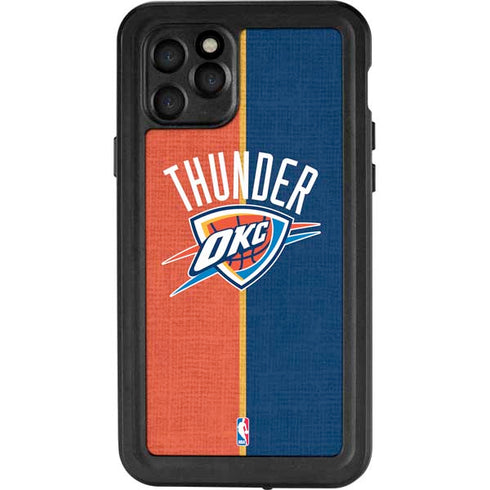 NBA OKC Thunder Split iPhone 11 Pro Waterproof Case