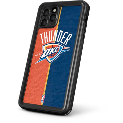 NBA OKC Thunder Split iPhone 11 Pro Waterproof Case