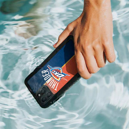 NBA OKC Thunder Split iPhone 11 Pro Waterproof Case