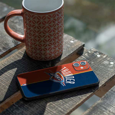 NBA OKC Thunder Split iPhone 11 Skin