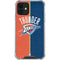 NBA OKC Thunder Split iPhone 12 Clear Case