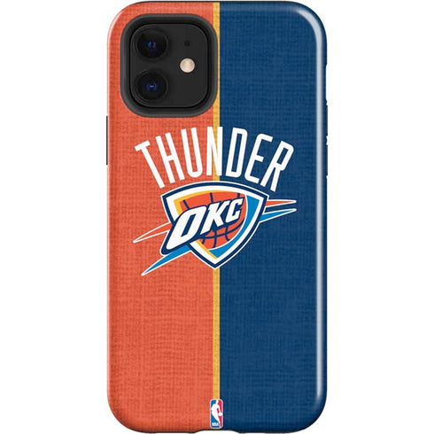 NBA OKC Thunder Split iPhone 12 Impact Case