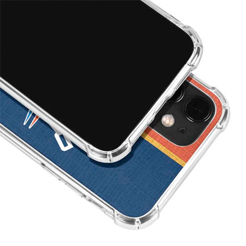NBA OKC Thunder Split iPhone 12 Mini Clear Case