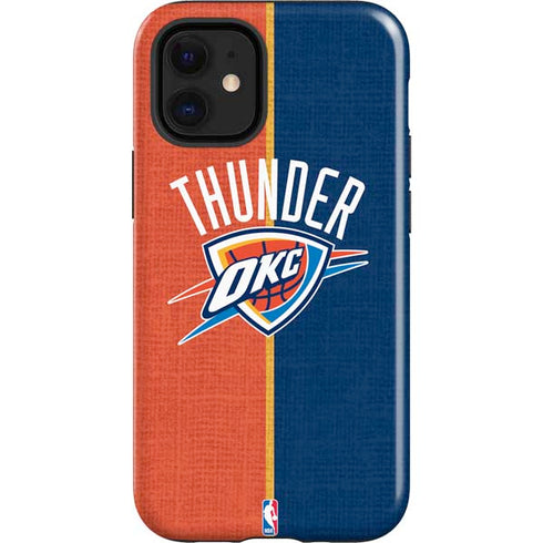 NBA OKC Thunder Split iPhone 12 Mini Impact Case