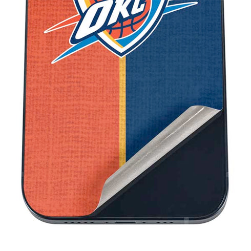 NBA OKC Thunder Split iPhone 12 Mini Skin