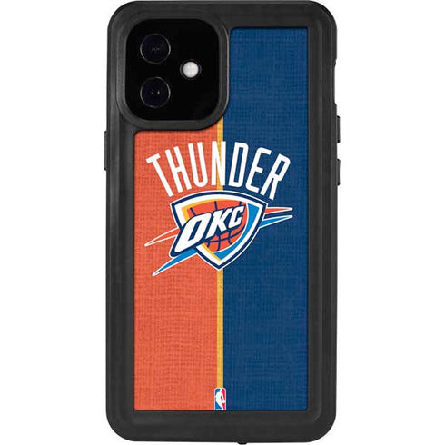 NBA OKC Thunder Split iPhone 12 Mini Waterproof Case