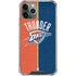 NBA OKC Thunder Split iPhone 12 Pro Clear Case