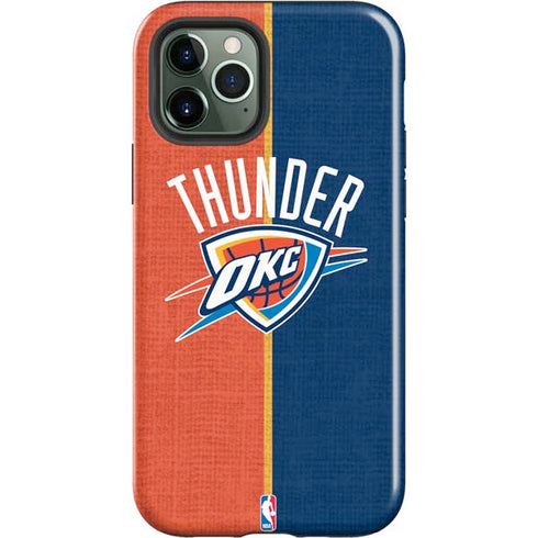 NBA OKC Thunder Split iPhone 12 Pro Impact Case