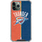 NBA OKC Thunder Split iPhone 12 Pro Max Clear Case