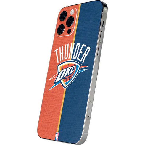 NBA OKC Thunder Split iPhone 12 Pro Max Skin