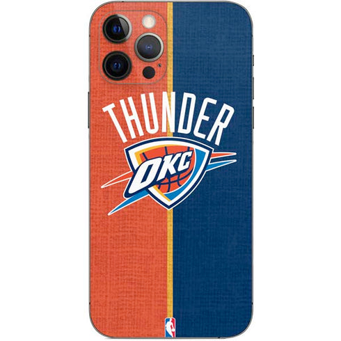 NBA OKC Thunder Split iPhone 12 Pro Skin