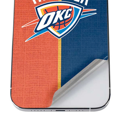 NBA OKC Thunder Split iPhone 12 Pro Skin