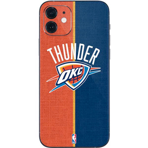 NBA OKC Thunder Split iPhone 12 Skin