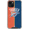 NBA OKC Thunder Split iPhone 13 Clear Case
