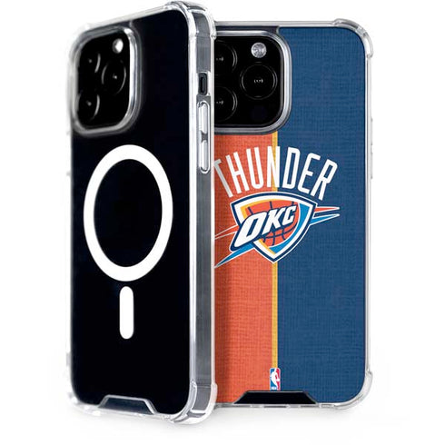 NBA OKC Thunder Split iPhone 13 Pro Max MagSafe Case