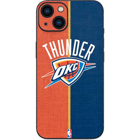 NBA OKC Thunder Split iPhone 13 Skin